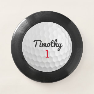 Golf Ball Dimples mit schwarzem Namen Wham-O Frisbee