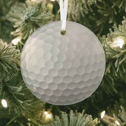 Golf Ball Dimples Ornament Aus Glas (InSitu)