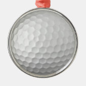 Golf Ball Dimples Ornament Aus Metall (Vorne)