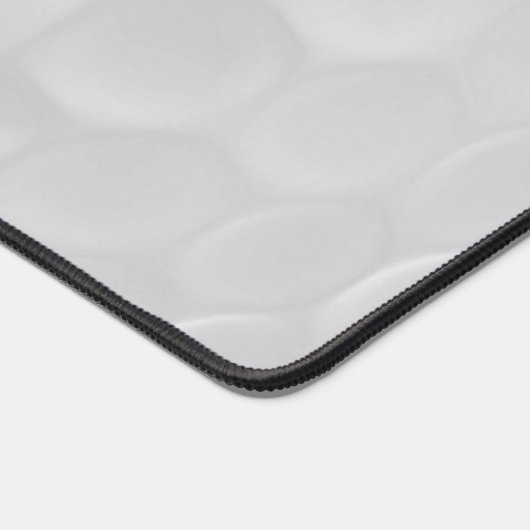 Golf Ball Dimples Personalized Text and Number Schreibtischunterlage (Ecke)