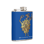 Golf Ball Eater Petroglyph Flasche Flachmann (Rechts)