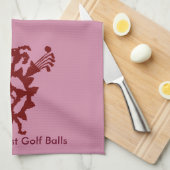 Golf Ball Eater Petroglyph Geschirrtuch (Viertel Falte)