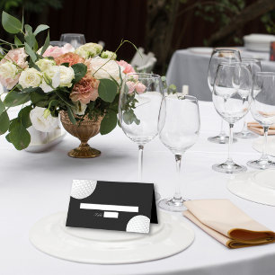 Golf Ball Elegante Festliche Hochzeit Platzkarte