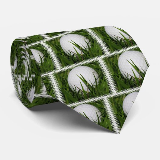 Golf-Ball-Entwurfs-Krawatte Krawatte (Gerollt)