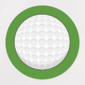 Golf Ball Etiketten (Design 2)