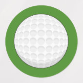 Golf Ball Etiketten (Design 1)