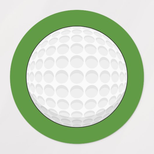 Golf Ball Etiketten (Design 1)