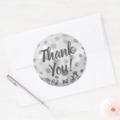 Golf Ball Event Vielen Dank Runder Aufkleber (Umschlag)