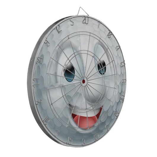 “Golf Ball Face” Dart Board Dartscheibe (Vorderseite Links)