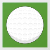 Golf Ball Fensteraufkleber (Blatt)