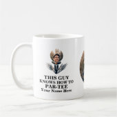 Golf Ball form Foto Typ weiß, wie man parat-tee Kaffeetasse (Links)