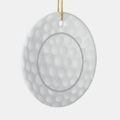 Golf Ball Foto Keramik Ornament (Rechts)