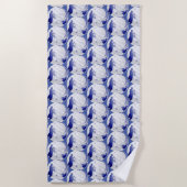 Golf Ball Fun Golfer Golfspielen Art Muster Strandtuch (Vorderseite)