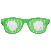 Golf Ball Funny Golfer Partybrille (Vorderseite)