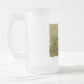 Golf-Ball gehaftet in der Schlamm-Bier-Tasse Mattglas Bierglas (Links)