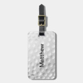 Golf Ball Gepäckanhänger (Vorderseite vertikal)