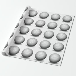 Golf Ball Geschenkpapier