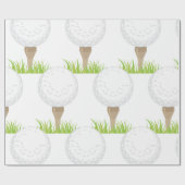 Golf Ball Geschenkpapier (Flach)