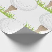 Golf Ball Geschenkpapier (Ecke)