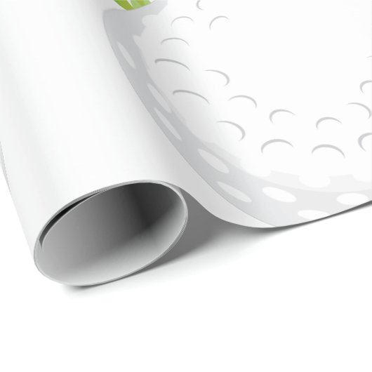 Golf Ball Geschenkpapier (Rolleneckpunkt)