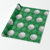 Golf Ball Geschenkpapier (Ungerollt)
