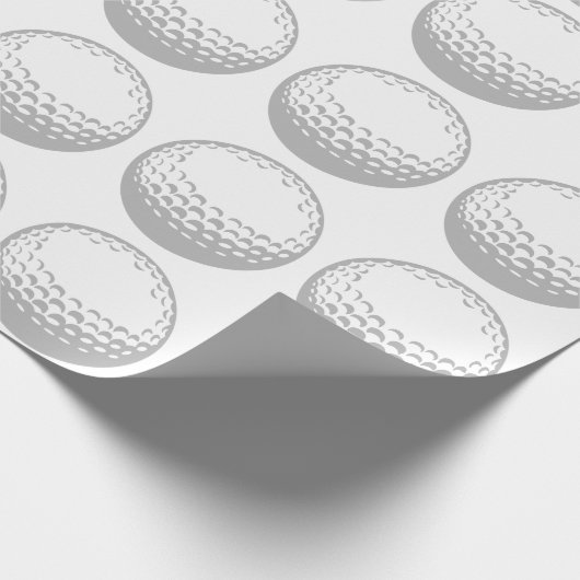 Golf Ball Geschenkpapier (Ecke)