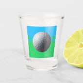 Golf-Ball-Glas Schnapsglas (Vorderseite)