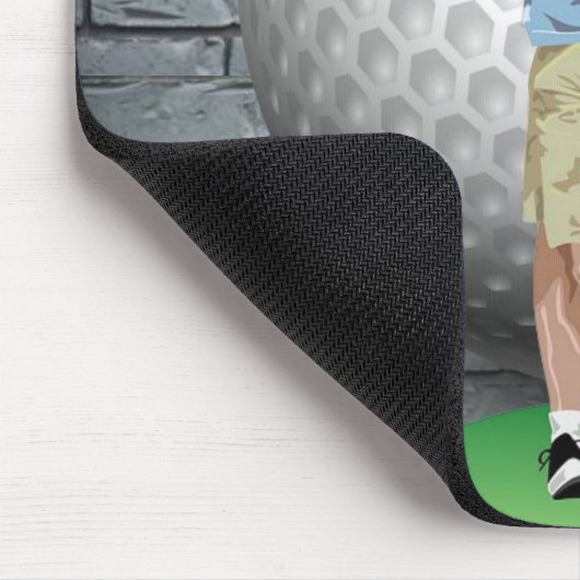 Golf Ball Golfer Maus Pad! Mousepad (Ecke)