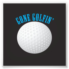 Golf Ball ⛳ 🎁 Golfspielen Fotodruck