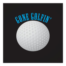 Golf Ball ⛳ 🎁 Golfspielen Poster