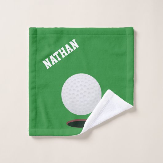 Golf Ball Green Golf Waschlappen (Waschlappen)