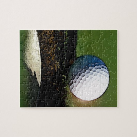 Golf Ball & Hole Puzzle (Horizontal)