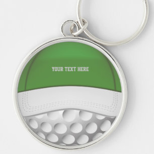 Golf-Ball-Hut-Schlüsselanhänger Schlüsselanhänger