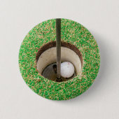 Golf Ball in Hole Button (Vorderseite)