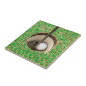 Golf Ball in Hole Fliese (Seite)
