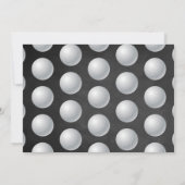 Golf Ball in jedem Alter Geburtstag Foto Dankeskarte (Rückseite)