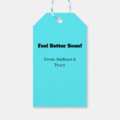 Golf Ball in Sling Funny Shoulder Surgery Get Well Geschenkanhänger (Rückseite)