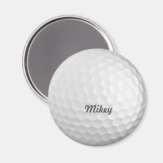 Golf Ball individuell anpassbar Magnet (Vorderseite/Rückseite)