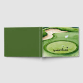 Golf Ball ist auf Grün Gästebuch (Voll)