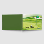 Golf Ball ist auf Grün Gästebuch (Voll)
