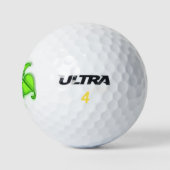 Golf Ball - Ivy-Blätter und -Initialen (Logo)