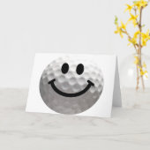 Golf ball karte (Gelbe Blume)