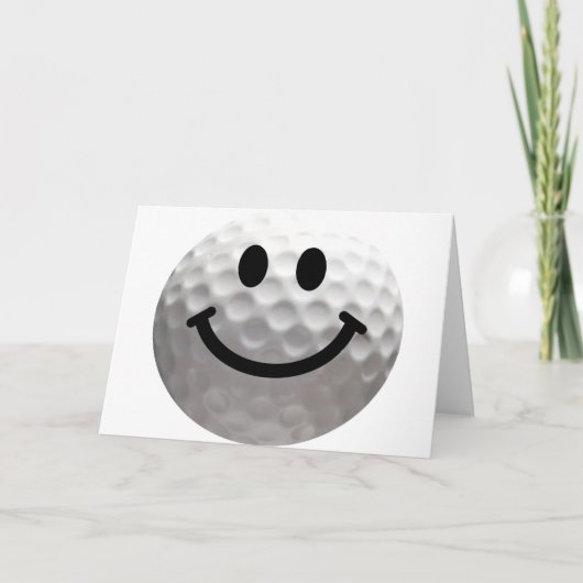 Golf ball karte (Vorderseite)