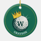 Golf Ball Keramik Ornament (Hinten)