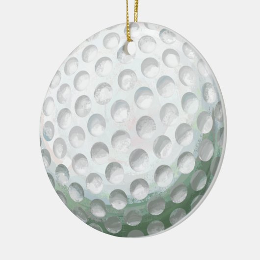Golf Ball Keramik Ornament (Links)
