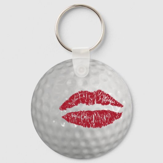 Golf ball - kiss schlüsselanhänger (Vorderseite)