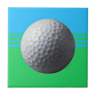 Golf Ball kleine Fliese