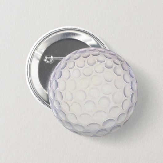 Golf-Ball-Knopf/Abzeichen Button (Vorne & Hinten)