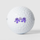 Golf Ball Lila Octopus (Vorderseite)