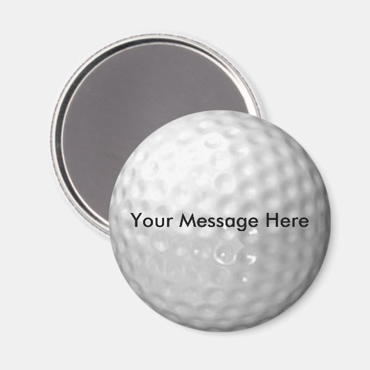 Golf Ball Magnet (Vorderseite/Rückseite)